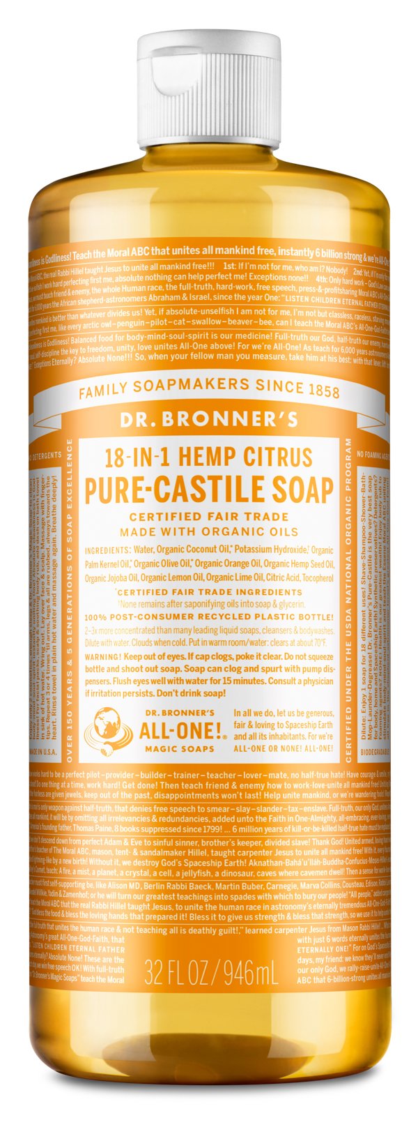 Dr. Bronner’s Castile Soap