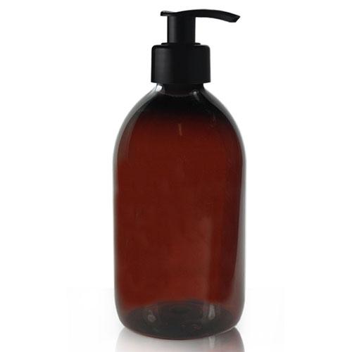 Amber 250ml PET Plastic Bottles