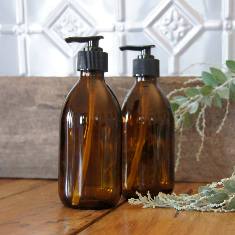 300ml Amber Glass Bottles Trigger /Pump