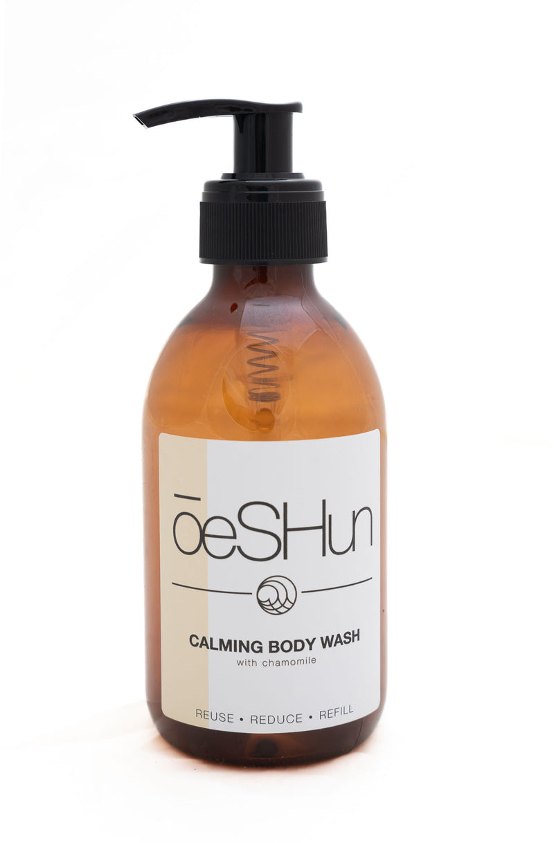 OeSHun Chamomile Body Wash Bottles (EMPTY)