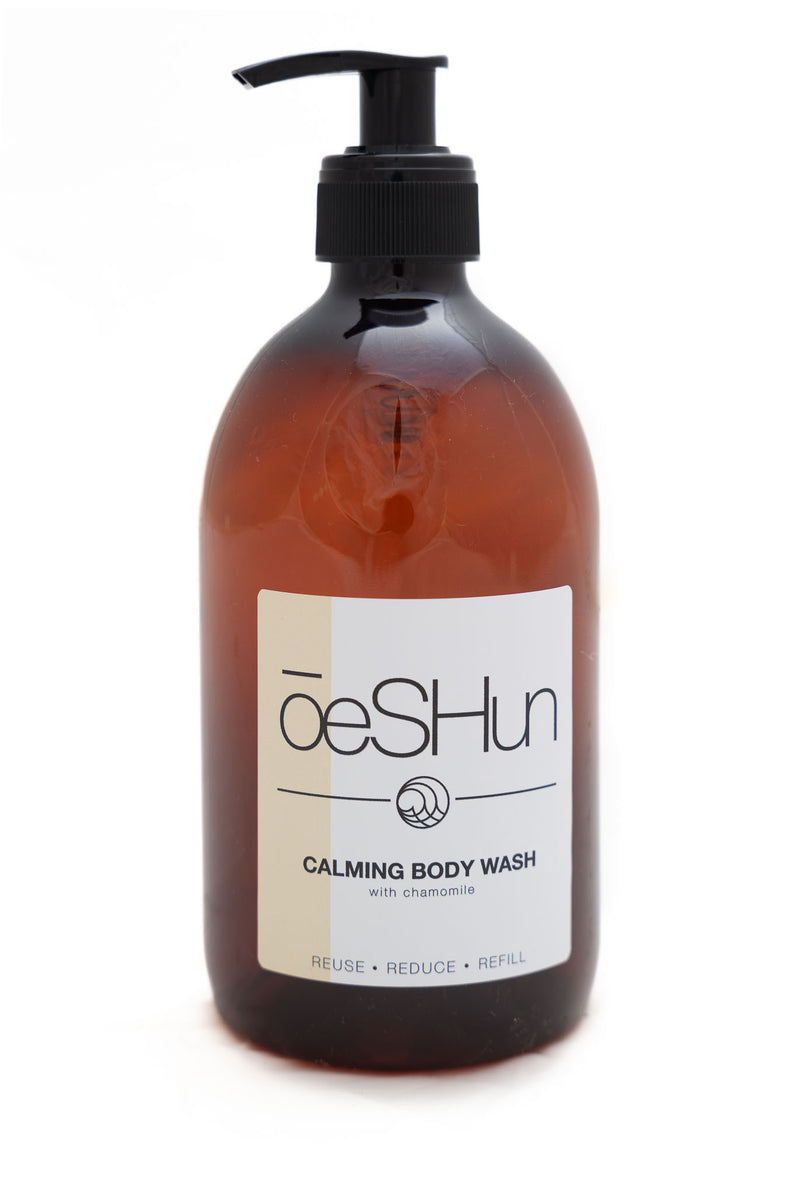 OeSHun Chamomile Body Wash Bottles (EMPTY)