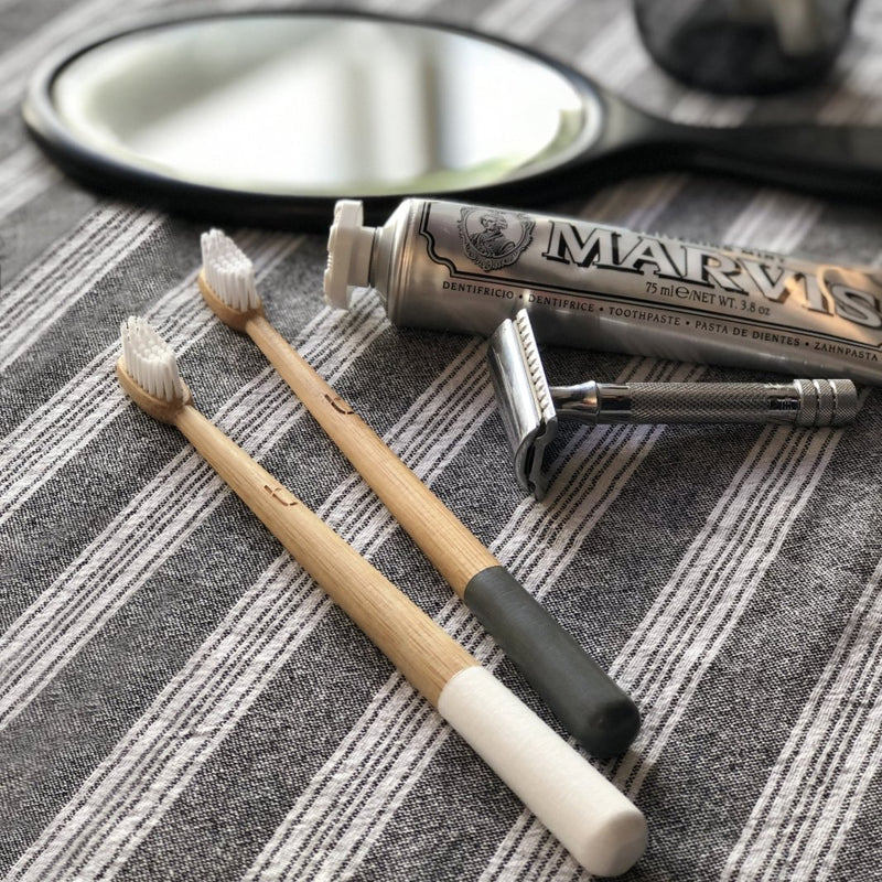 Toothbrush Luxury - Adult Grey Medium (Pack of 10)